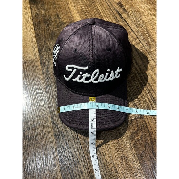 New Era Titleist Golf Cap Mens M/L Navy Embroidered Logo‎ Tour Performance Hat - Picture 12 of 13